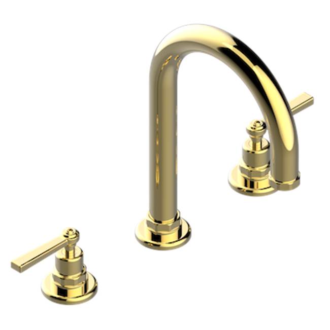 THG - Roman Tub Set With 3/4'' Valves - Gold Polished
