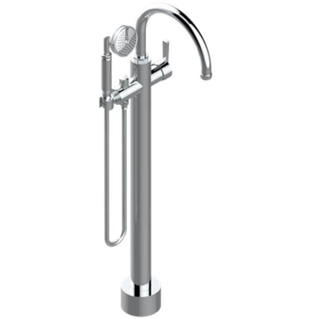 THG - Free-standing Single Lever Bath Mixer With Handshower With Easyclean System - Matt Umber PVD