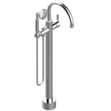 THG - Free-standing Single Lever Bath Mixer With Handshower With Easyclean System - Matt Umber PVD