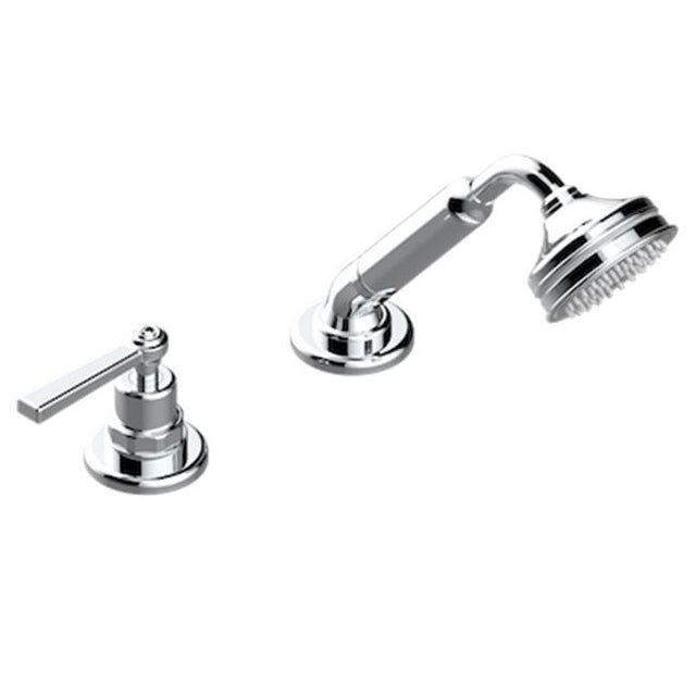 THG - Deck Mounted Mixer With Handshower, Progressive Cartridge - Matt Umber PVD