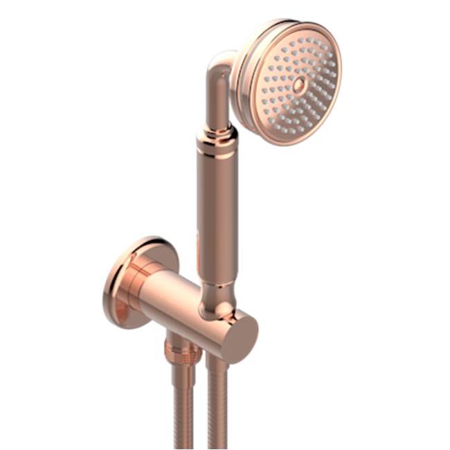 THG - Wall Mounted Handshower With Integrated Fixed Hook - Blush PVD
