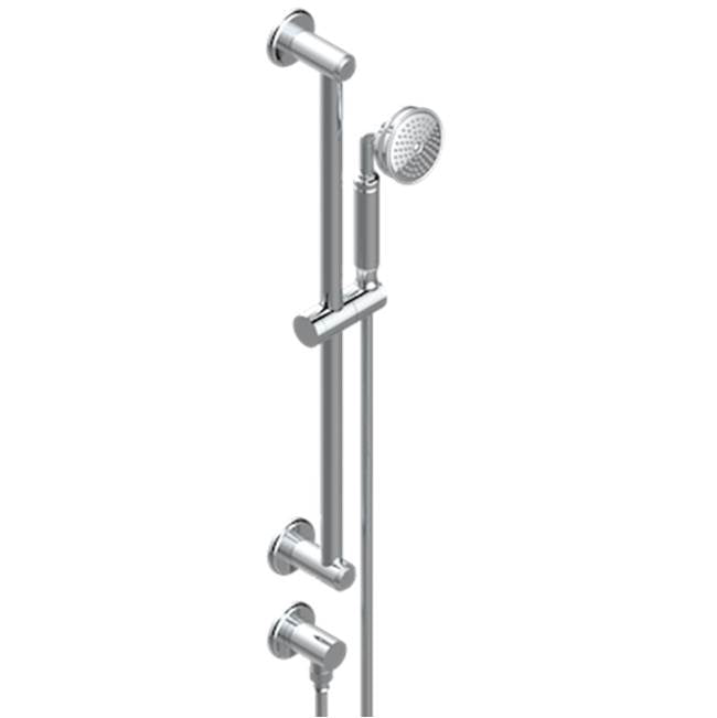 THG - Slide Bar With Handhsower And Elbow - Matt Umber PVD