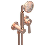 THG - Trim Only For Wall Mixer With Complete Handshower On Hook - Blush PVD