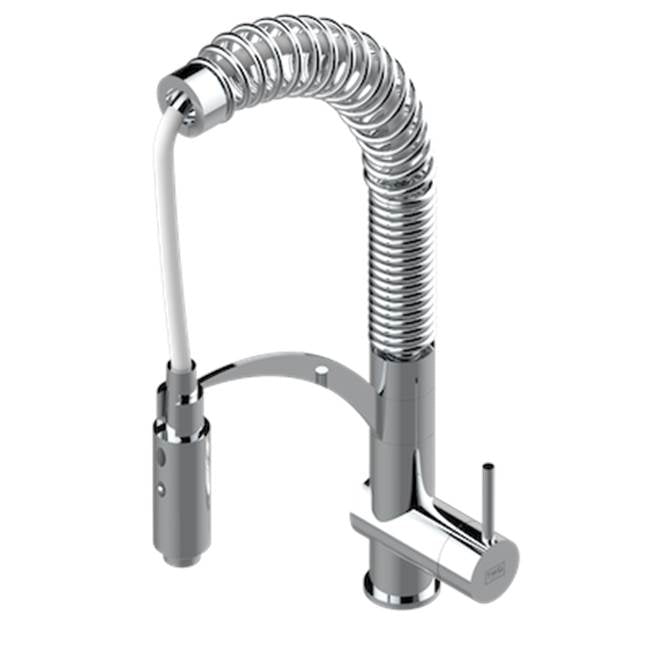 THG - Single Hole Pull Out Kitchen Faucet (only Available In Chrome A02 And Nickel Mat C01) - Matt Chrome American Satin