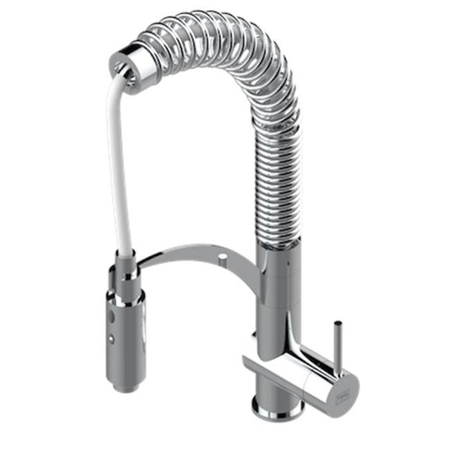 THG - Single Hole Pull Out Kitchen Faucet (only Available In Chrome A02 And Nickel Mat C01) - Matt Chrome American Satin
