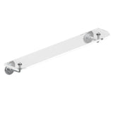 THG - Glass Shelf With Brackets - Matt Umber PVD
