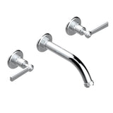 THG - Trim For Wall Mounted 3-hole Bath Set Only - Shiny Stainless Steel