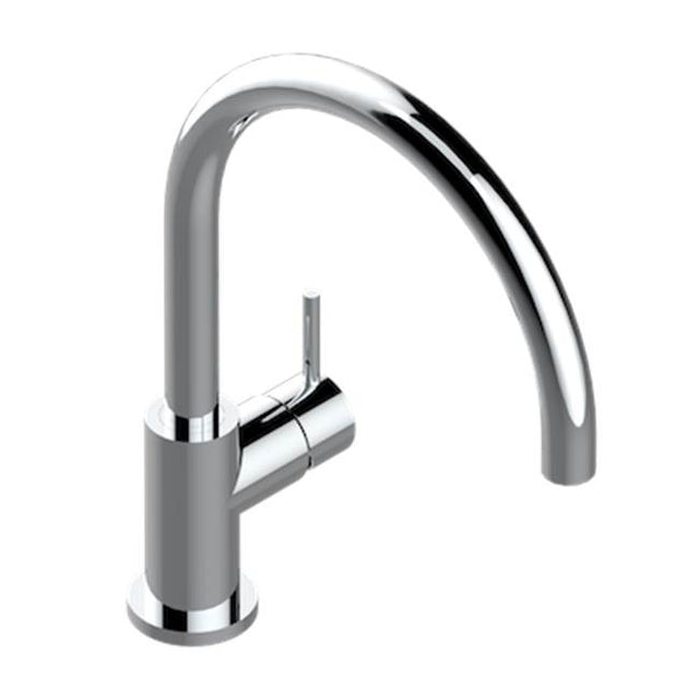 THG - Single Hole Kitchen Faucet With Swivel Spout - Matt Umber PVD