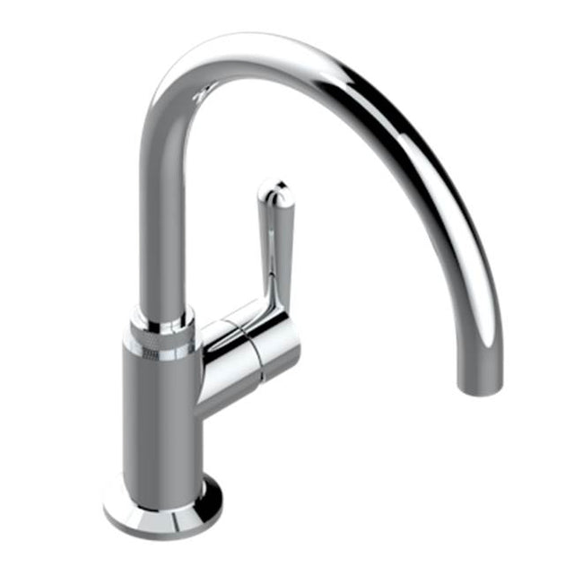 THG - Single Hole Kitchen Faucet With Swivel Spout - Matt Umber PVD