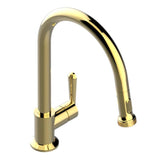 THG - Single Hole Pull Out Kitchen Faucet - Gold Polished