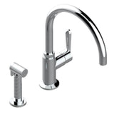 THG - Single Hole Mixer With Swivel And Side Spray - Matt Umber PVD
