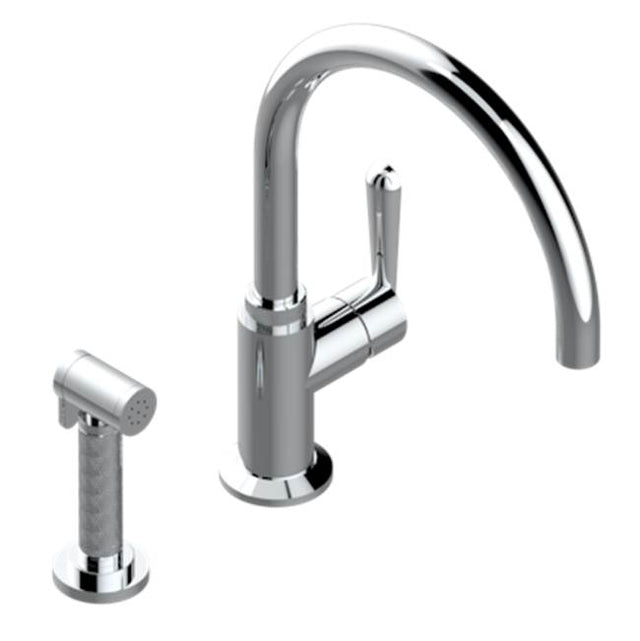 THG - Single Hole Mixer With Swivel And Side Spray - Matt Umber PVD