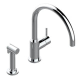 THG - Single Hole Mixer With Swivel And Side Spray - Matt Umber PVD