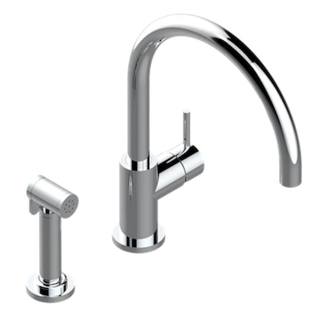 THG - Single Hole Mixer With Swivel And Side Spray - Matt Umber PVD