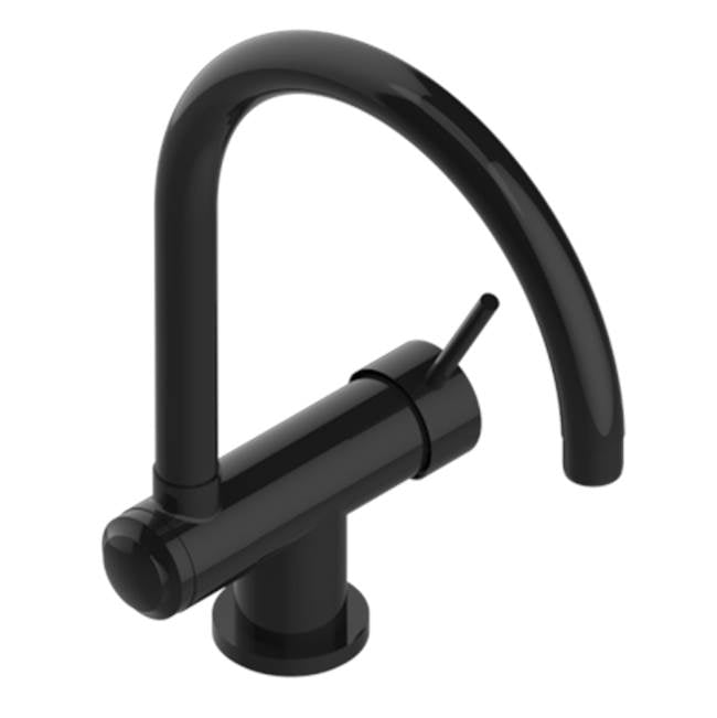 THG - Single Hole Kitchen Faucet With Movable Spout For Window Opening - Brown Bronze Color PVD