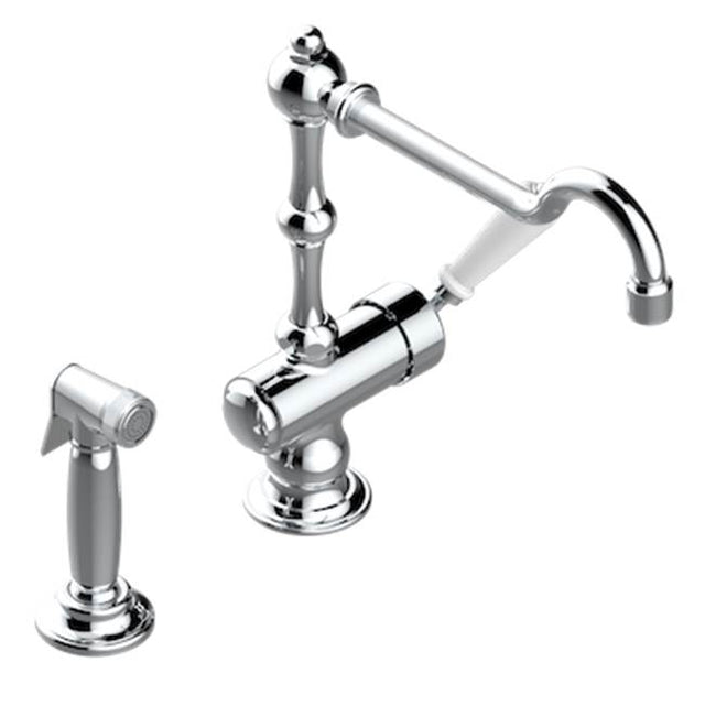 THG - Single Hole Mixer With Swivel And Side Spray - Matt Umber PVD