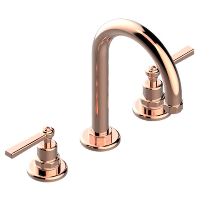 THG - Widespread Lavatory Set With Drain - Blush PVD