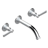 THG - Trim For Wall Mounted 3-hole Lavatory Set Only - Matt Umber PVD