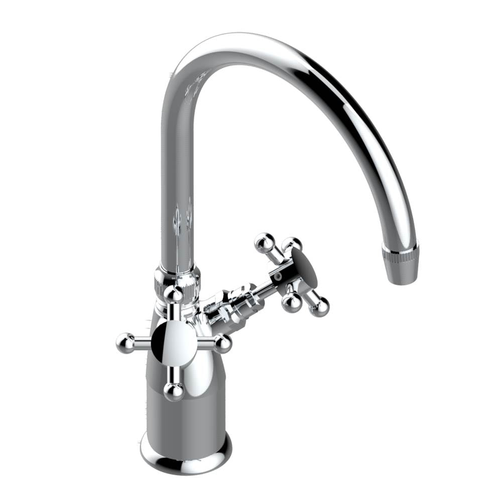 THG - Single hole bar faucet, with arc spout, less drain - Matt Umber PVD