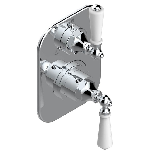 THG - Trim for thg thermostat with 2-way diverter, rough part supplied with fixing box ref. 5 500AE/US - Matt Umber PVD