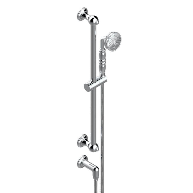 THG - Slide bar with handhsower and elbow - Matt Umber PVD