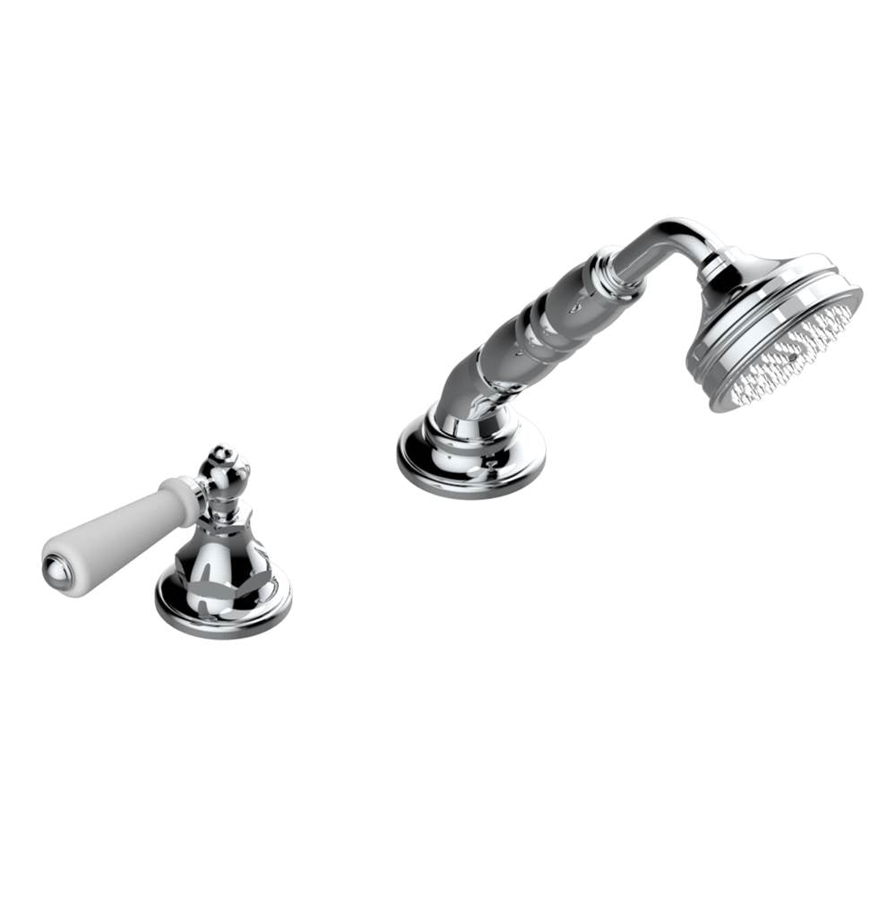 THG - Deck mounted mixer with handshower, progressive cartridge - Matt Umber PVD