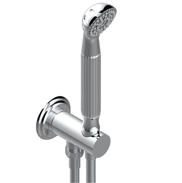 THG - Wall mounted handshower with integrated fixed hook - Matt Umber PVD