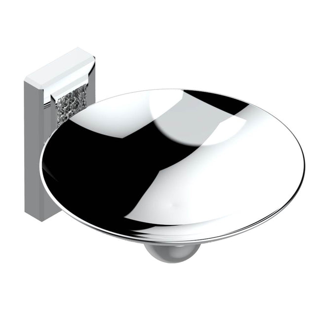 THG - Soap dish, wall mounted, 6'' diameter - Matt Umber PVD