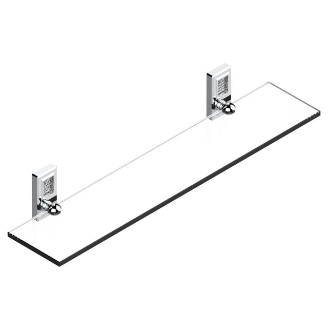 THG - Glass shelf with brackets - Matt Umber PVD