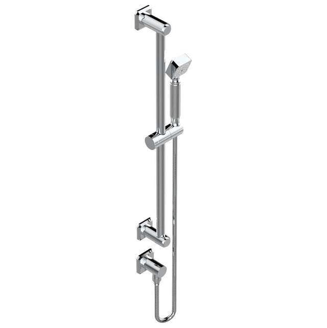 THG - Slide bar with handhsower and elbow - Matt Umber PVD