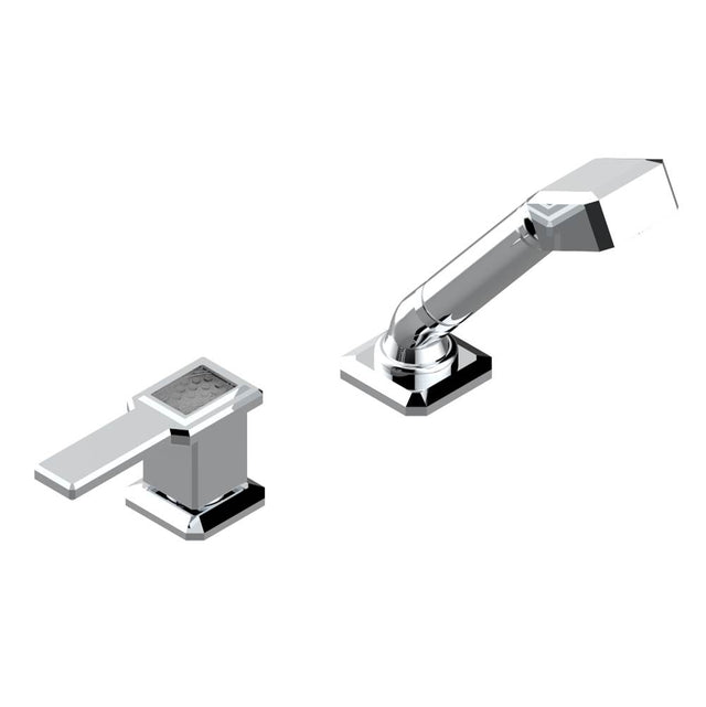 THG - Deck mounted mixer with handshower, progressive cartridge - Matt Umber PVD
