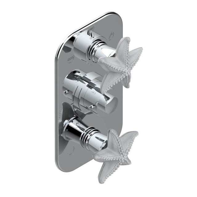 THG - Trim for thg thermostat with 2-way diverter and on/off control, rough part supplied with fixing box ref. .5 540AE/US - Matt Umber PVD