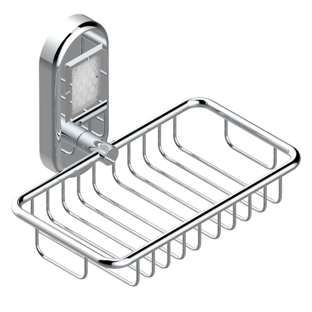 THG - Soap basket, wall mounted 6''1/4 x 3''5/8 - Matt Umber PVD