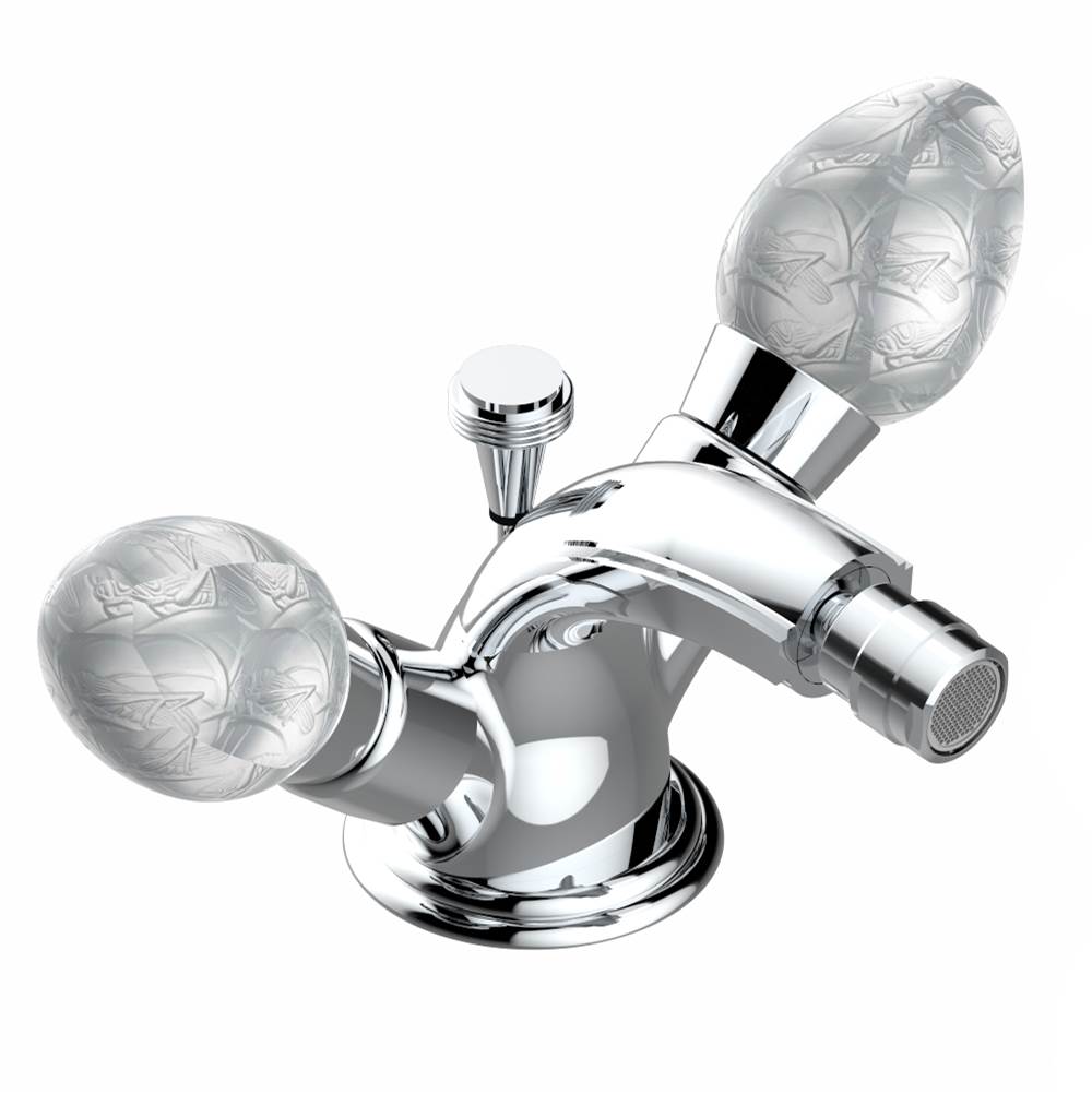 THG - Single hole bidet faucet with drain - Matt Umber PVD