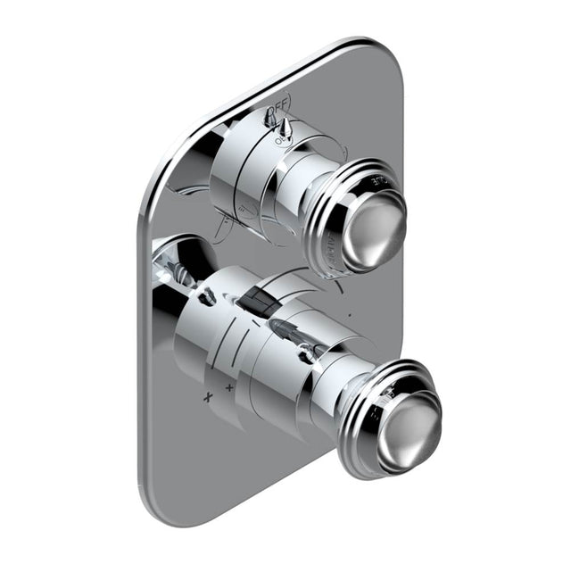 THG - Trim for thg thermostat with 2-way diverter, rough part supplied with fixing box ref. 5 500AE/US - Matt Umber PVD