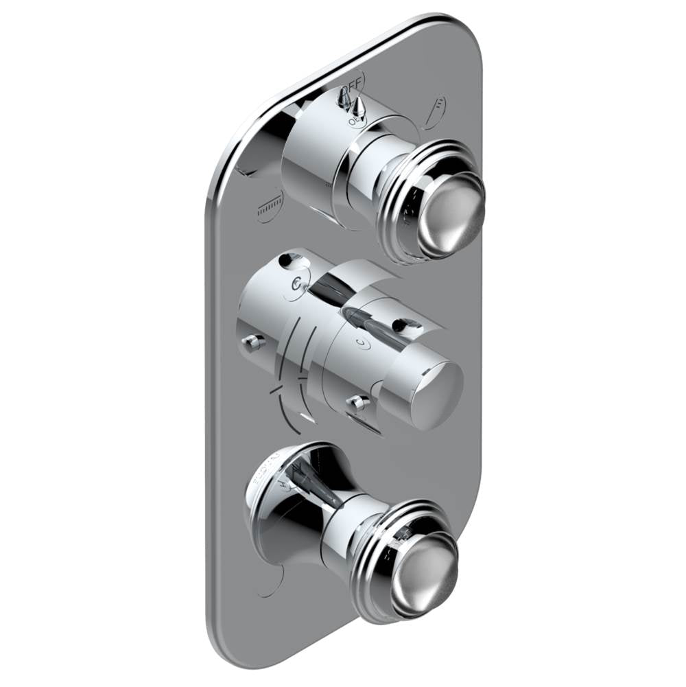 THG - Trim for thg thermostat with 2-way diverter and on/off control, rough part supplied with fixing box ref. .5 540AE/US - Matt Umber PVD