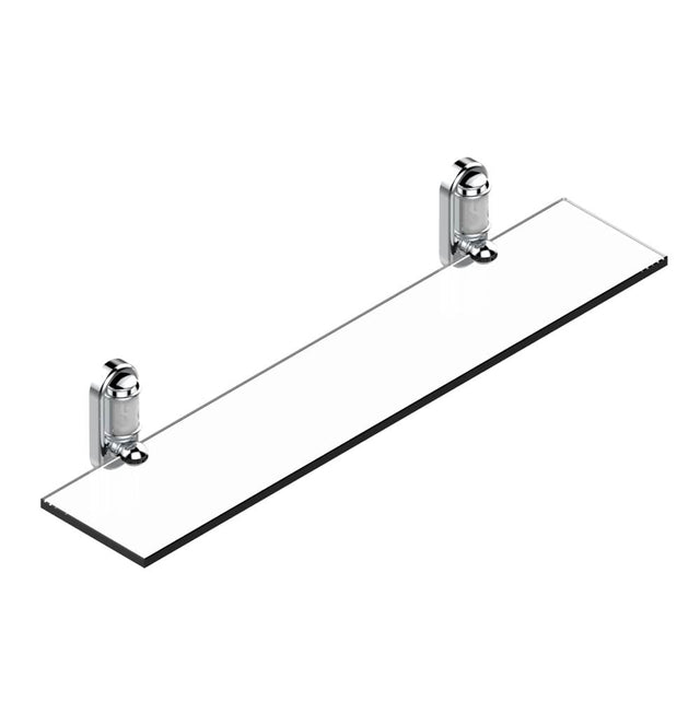 THG - Glass shelf with brackets - Matt Umber PVD