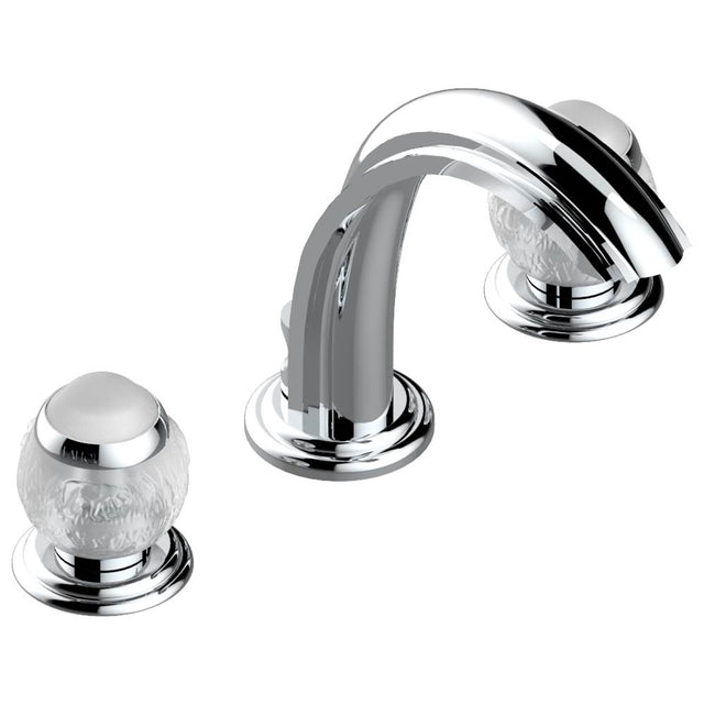 THG - Widespread lavatory set with drain - Matt Umber PVD