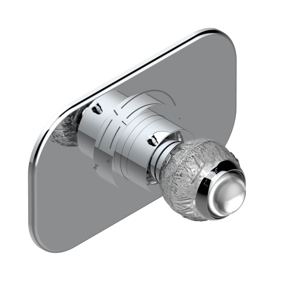 THG - Trim for THG thermostatic valve, rough part supplied with fixing box ref.5 200AE/US - Matt Umber PVD