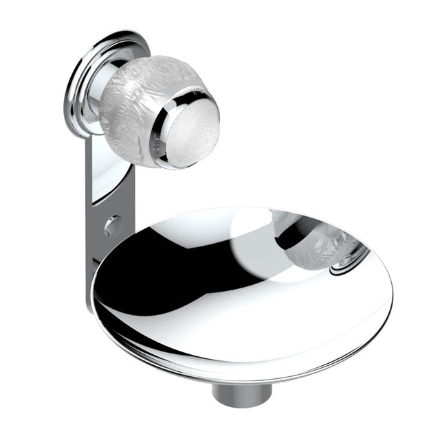THG - Soap dish, wall mounted, 6'' diameter - Matt Umber PVD