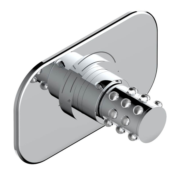 THG - Trim for THG thermostatic valve, rough part supplied with fixing box ref.5 200AE/US - Matt Umber PVD