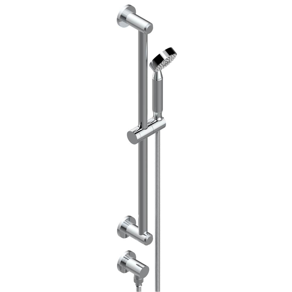THG - Slide bar with handhsower and elbow - Matt Umber PVD