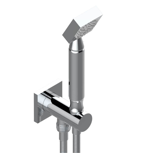 THG - Wall mounted handshower with integrated fixed hook - Matt Umber PVD