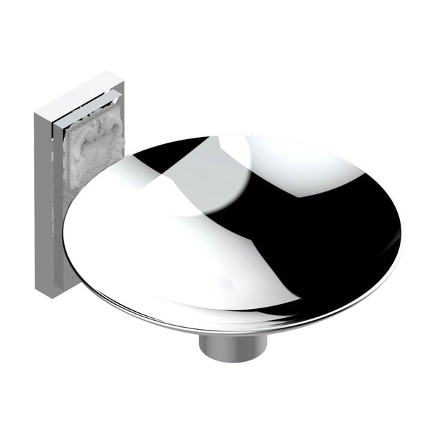 THG - Soap dish, wall mounted, 6'' diameter - Chrome Polished,Gold Polished