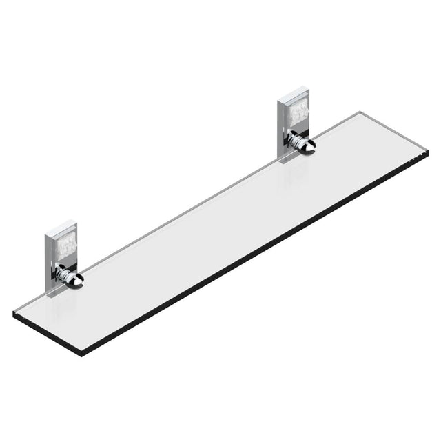THG - Glass shelf with brackets - Chrome Polished,Gold Polished