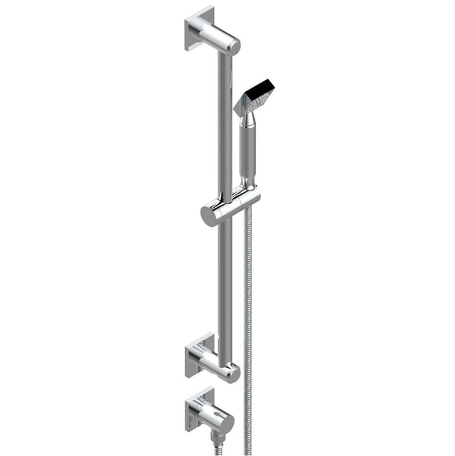THG - Slide bar with handhsower and elbow - Matt Umber PVD