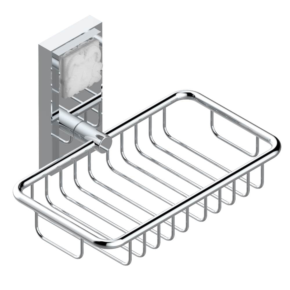 THG - Soap basket, wall mounted 6''1/4 x 3''5/8 - Chrome Polished,Gold Polished