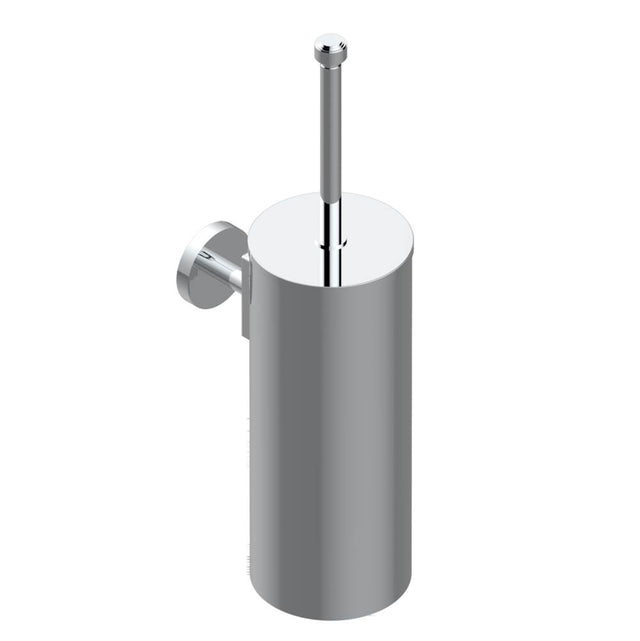 THG - Metal toilet brush holder with brush with cover wall mounted - Matt Umber PVD