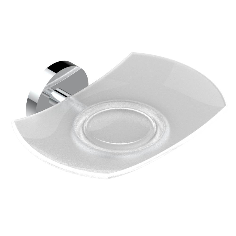 THG - Glass soap dish, wall mounted - Matt Umber PVD