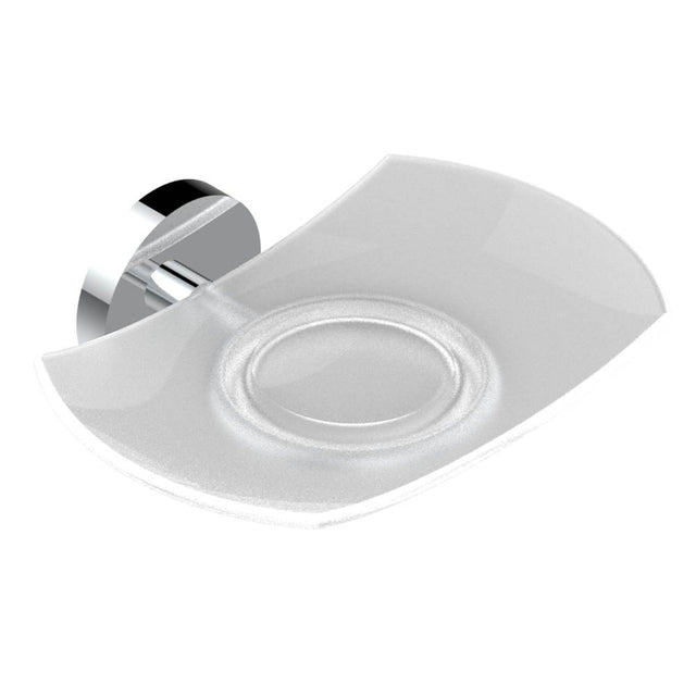 THG - Glass soap dish, wall mounted - Matt Umber PVD